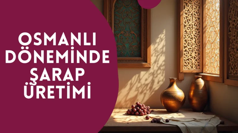 Osmanlı Döneminde Şarap Üretimi