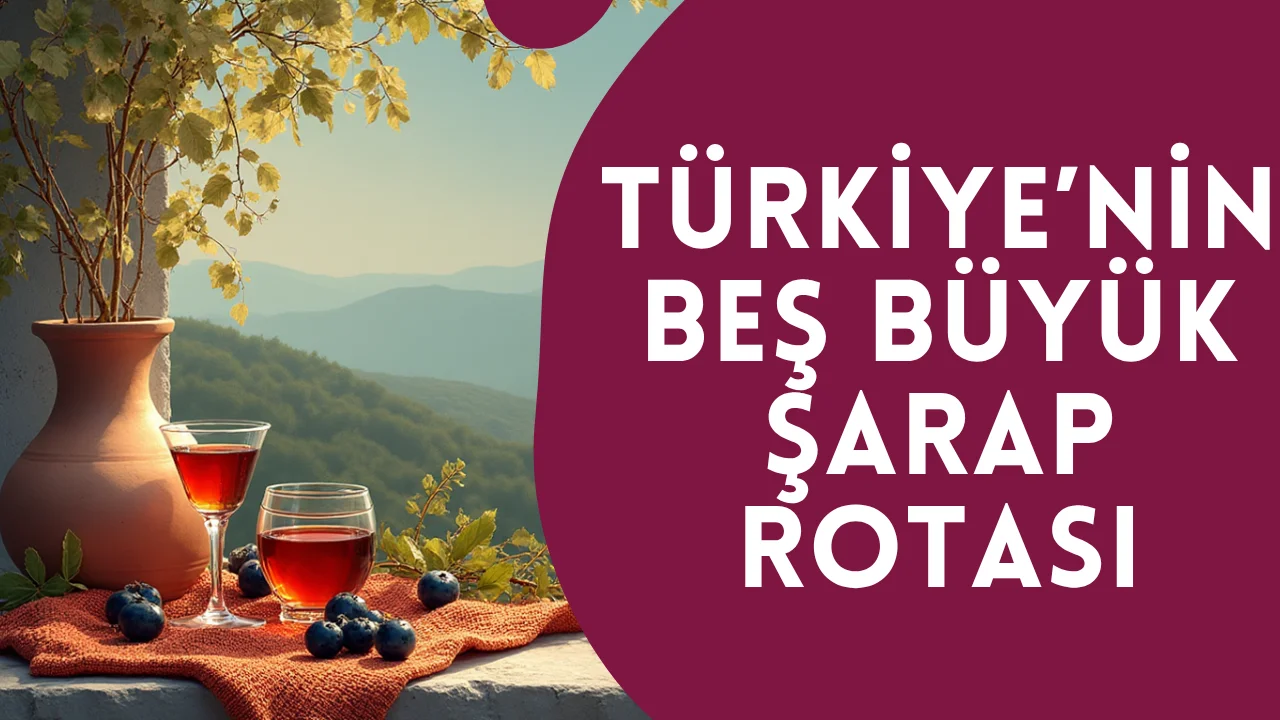 Türkiye’nin Beş Büyük Şarap Rotası