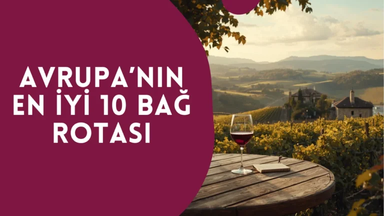 Avrupa’nın En İyi 10 Bağ Rotası