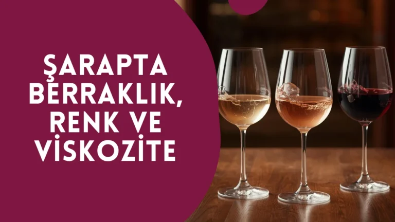 Şarapta Berraklık, Renk ve Viskozite